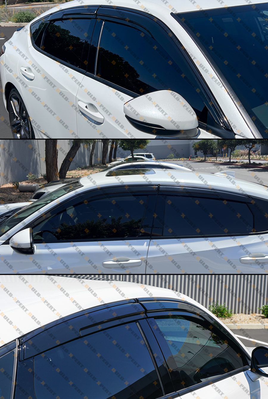 In-Channel Rain Window Visors – Smoke – For 2023-2025 Acura Integra (A-Spec & Type-S)