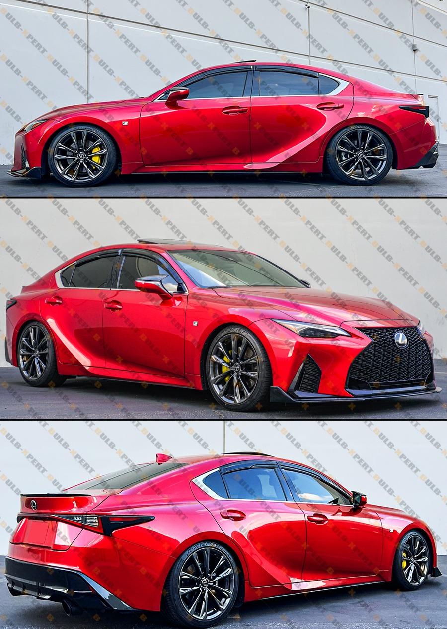 For 2021-26 Lexus IS300 IS350 IS500 M Style 3D Window Visor Rain