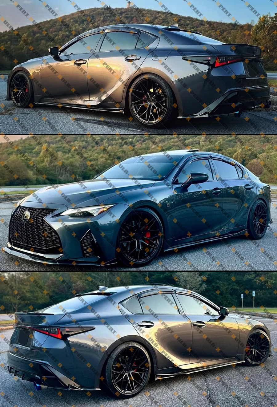 For 2021-26 Lexus IS300 IS350 IS500 M Style 3D Window Visor Rain