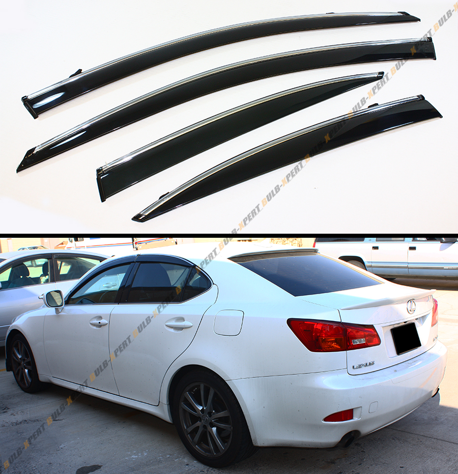 06-2013 LEXUS IS250 IS350 IS-F SLIM VIP STYLE CLIP ON SMOKE TINTED ...