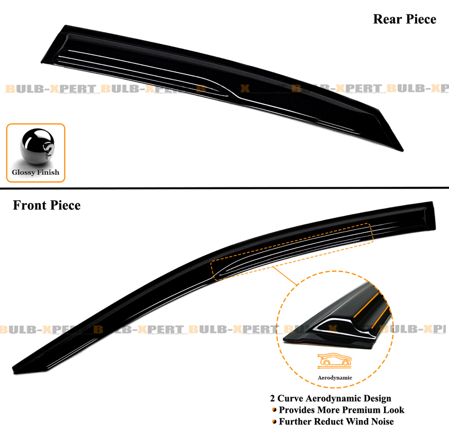 FOR 2022-2026 Lexus NX250 NX350 NX450h 3D Wavy Window Visor Rain