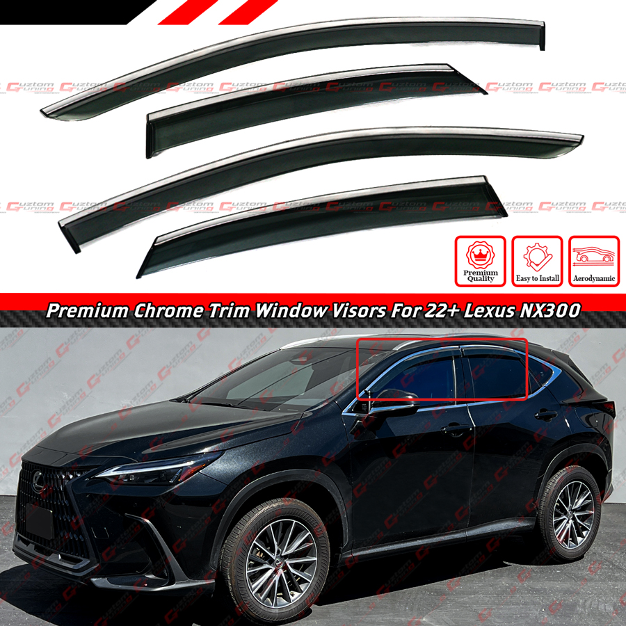 For 2022-26 Lexus NX250 NX350 NX450H Premium Chrome Trim Window