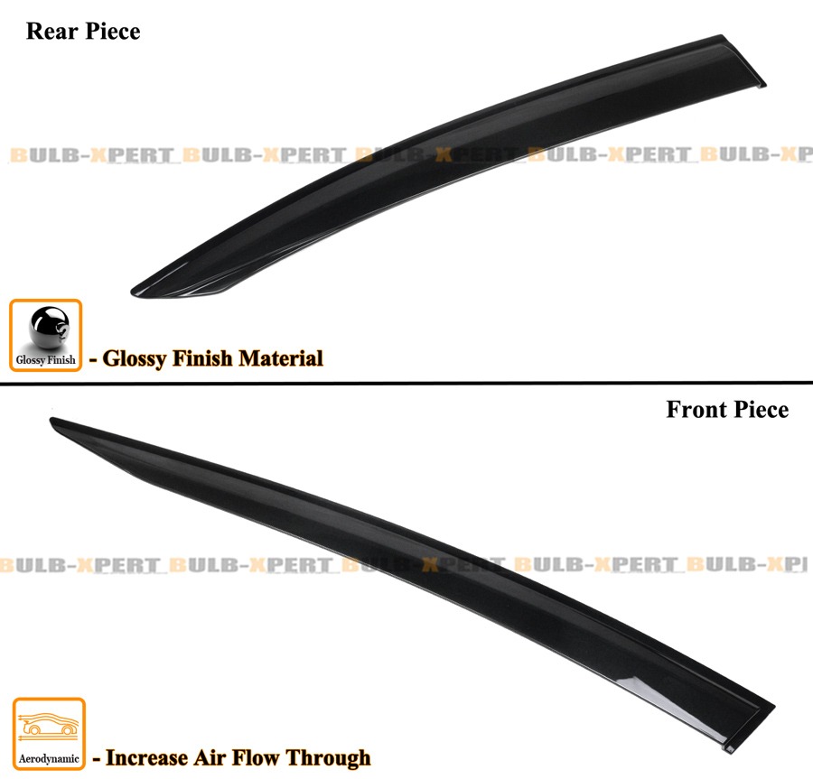 thumbnail image 2 of JDM Low Profile Window Visors For 2023-2025 Toyota Prius XW60 – 4pc Smoke Set 2 of 4