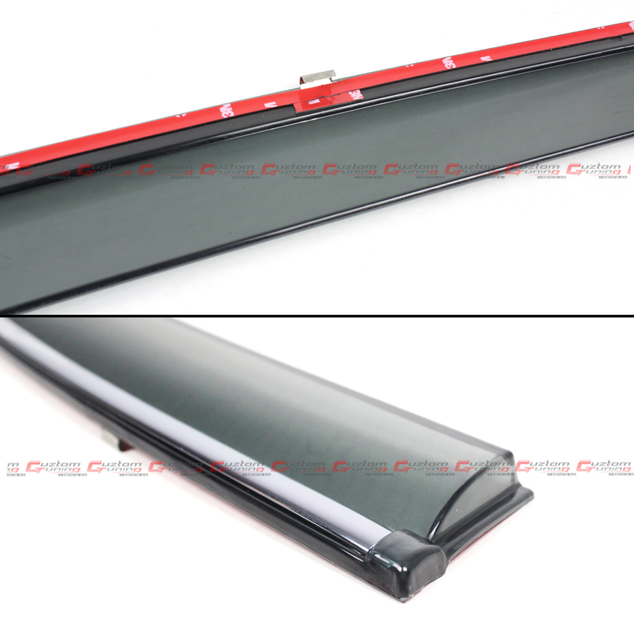 Voron Glass In-Channel Rain Guards For Hyundai Sonata 2020–2026 – 4-Piece Window Deflectors, Extra-Durable Polycarbonate, Reduces Fog & Wind Noise