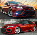 For 2021-2024 Camry Yofer Supersonic Red Front Lip