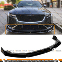 For 20-25 Cadillac CT4 V Style 3pc Gloss Black Fro