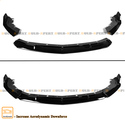 For 20-25 Cadillac CT4 V Style 3pc Gloss Black Fro