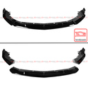 For 20-25 Cadillac CT4 V Style 3pc Gloss Black Fro