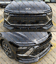 For 2024-26 Hyundai Sonata KDM Gloss Black 3pc Fro