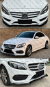 For 15-18 Mercedes Benz W205 AMG V2 Sport Gloss Bl