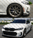 For 23-25 BMW M340i 330i G20 CTM V2 Real Carbon Fi