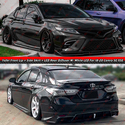 For 18-20 Camry Yofer Gloss Black Front Lip + Side