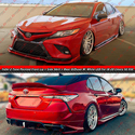 For 18-20 Camry Yofer Supersonic Red Front Lip + S
