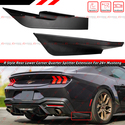 For 24-25 Ford Mustang S650 R Style Matt Black Rea