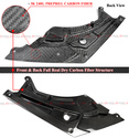 For 21-25 BMW G8X M2 M3 M4 Dry Carbon Fiber 2pc En