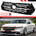 FOR 2023-25 HONDA ACCORD YOFER BLACK FRONT MESH GR