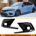 For 22-24 Honda Civic Aero Fin Style Gloss Black F