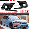 For 22-24 Honda Civic Aero Fin Style Gloss Black F