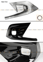 For 22-24 Honda Civic Aero Fin Style Gloss Black F