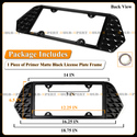 For 2015-2023 Dodge Challenger Matt Black Rear Lic