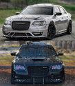 FOR 2011-23 CHRYSLER 300 M STYLE REAL CARBON FIBER