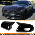 FOR 2024-25 FORD MUSTANG M STYLE GLOSS BLACK SIDE 