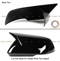 FOR 2024-25 FORD MUSTANG M STYLE GLOSS BLACK SIDE 