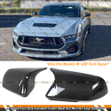 For 2024-25 Ford Mustang Carbon Fiber M Style Side