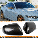 For 24-25 Ford Mustang Dry Carbon Fiber Side Mirro