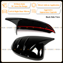 For 24-26 Hyundai Sonata M Style Gloss Black Side 