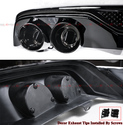 FOR 2023-25 ACCORD AKASAKA FULL BLACK REAR DIFFUSE