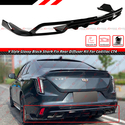 FOR 20-25 CADILLAC CT4 V STYLE GLOSS BLACK REAR BU