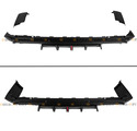 AMPP LED Gloss Black Rear Bumper Diffuser Replacem