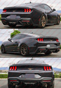 For 24-25 Ford Mustang GT EcoBoost V1 Matt Black R