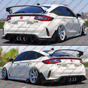 For 23-25 Honda Civic Type-R FL5 CTM Gloss Black S