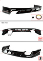 For 18-20 Camry SE XSE Yofer Gloss Black Front Lip