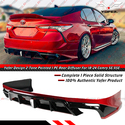 For 18-20 Camry Yofer Supersonic Red Front Lip + S