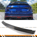 V STYLE CARBON FIBER REAR WINDOW ROOF SPOILER FOR 