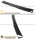 CTM DRY CARBON FIBER REAR WINDOW ROOF SPOILER FOR 