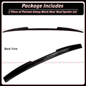 For 2006-2015 Honda Civic Sedan V Style Gloss Blac
