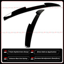 For 2006-2015 Honda Civic Sedan V Style Gloss Blac