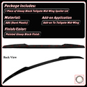For 25-26 BMW G45 X3 V-ST Style Gloss Black Tailga