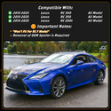 For 15-25 Lexus RC200t RC300 RC350 R Style Carbon 