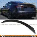 For 2021-24 Tesla Model S Real Carbon Fiber V Styl