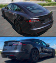 For 2021-2024 Tesla Model S Real Carbon Fiber V St