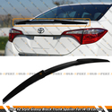 JDM V2 STYLE GLOSSY BLACK HIGH KICK TRUNK SPOILER 