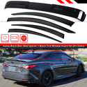 For 2025 Toyota Camry Black Trim Door Window Visor