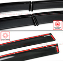 For 2025 Toyota Camry Black Trim Door Window Visor