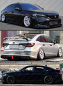 For 2022-25 Honda Civic 11th Gen GF Bodykit V1 Glo