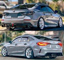 For 22-25 Honda Civic GF Bodykit V1 Sonic Gray Bla